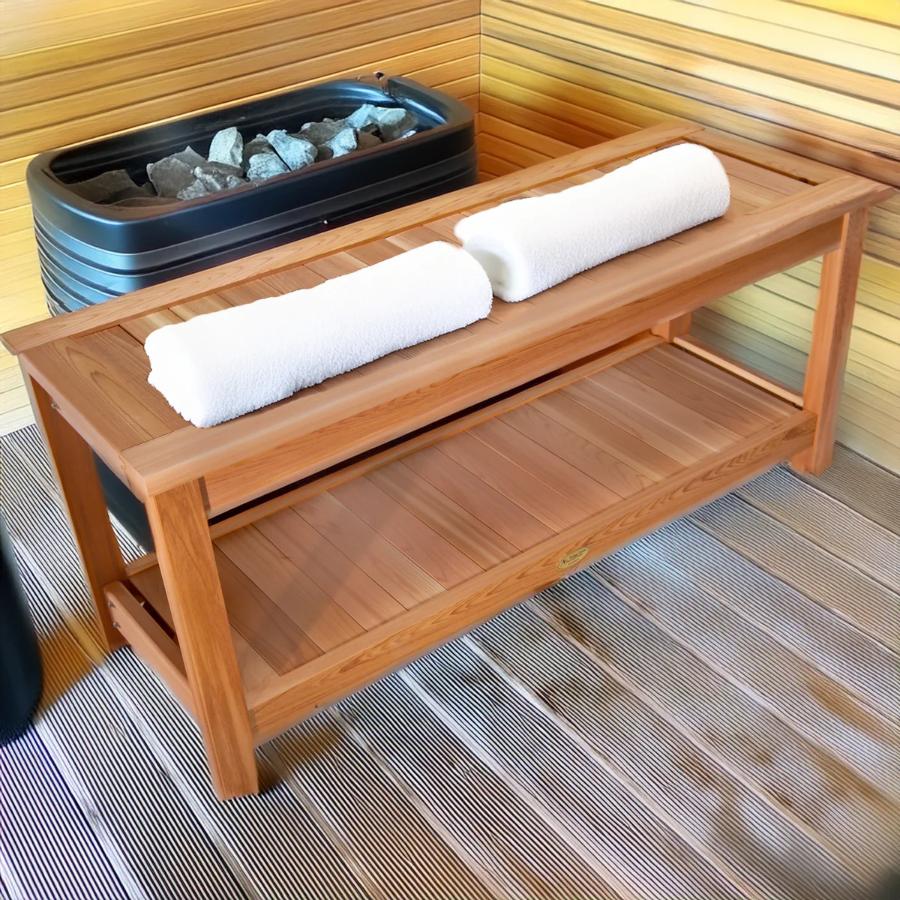 All Things Cedar Deluxe Sauna Bench