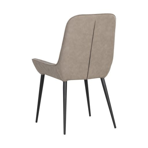Sunpan Iryne Dining Chair in Bounce Nut / Bounce Smoke / Bounce Stone - Set of Two