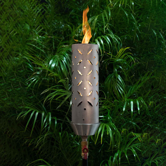 The Outdoor Plus Diamond Plate Torch - Stainless Steel