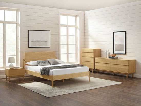 Greenington Monterey Queen Platform Bed, Wheat