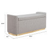 Zuo Modern Dobo Storage Bench Gray