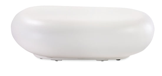 Sunset West Pebble Coffee Table - Gray / Bone