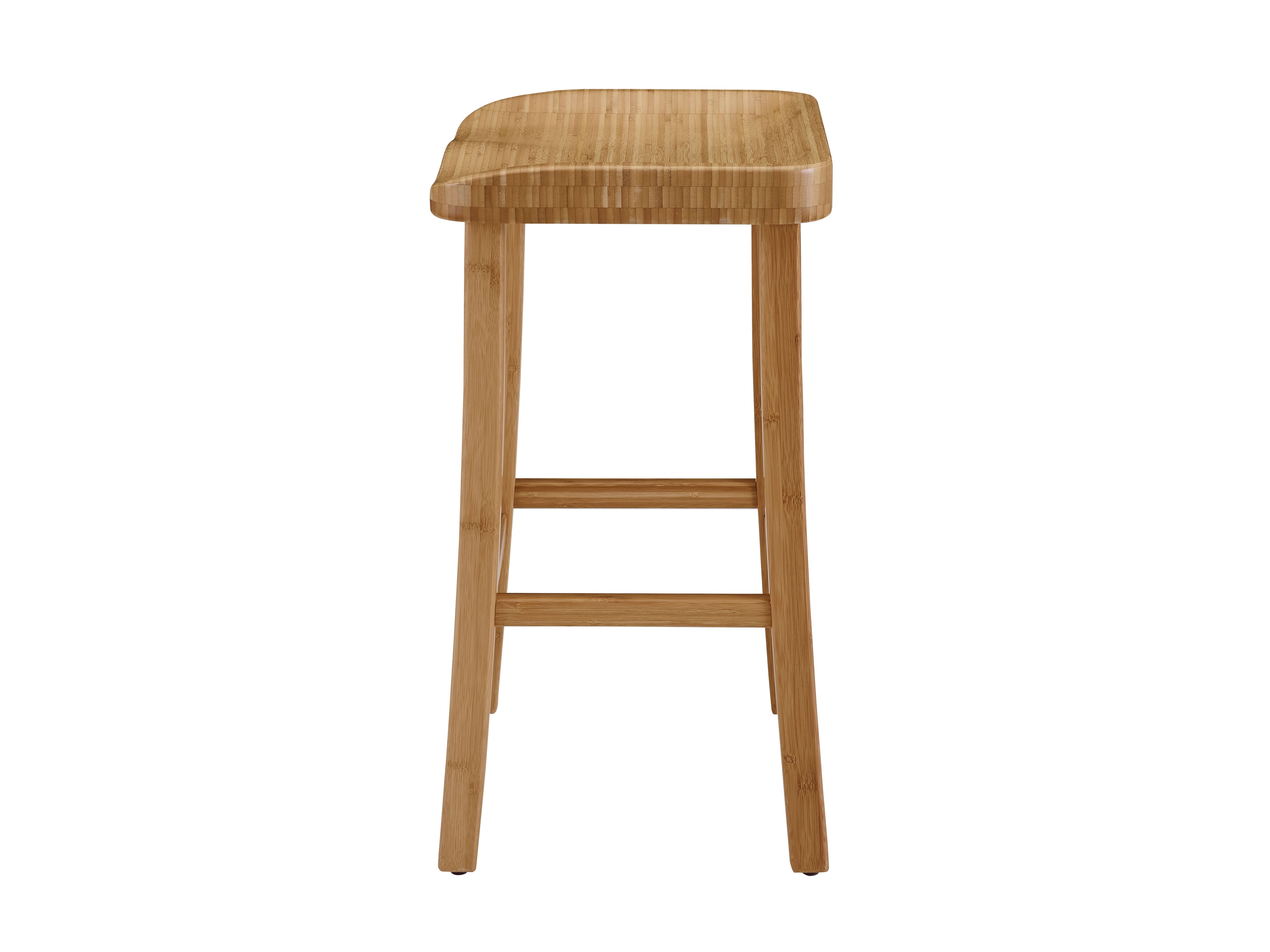 Greenington Tulip Counter Height Stool Caramelized / Black Walnut - Set of Two