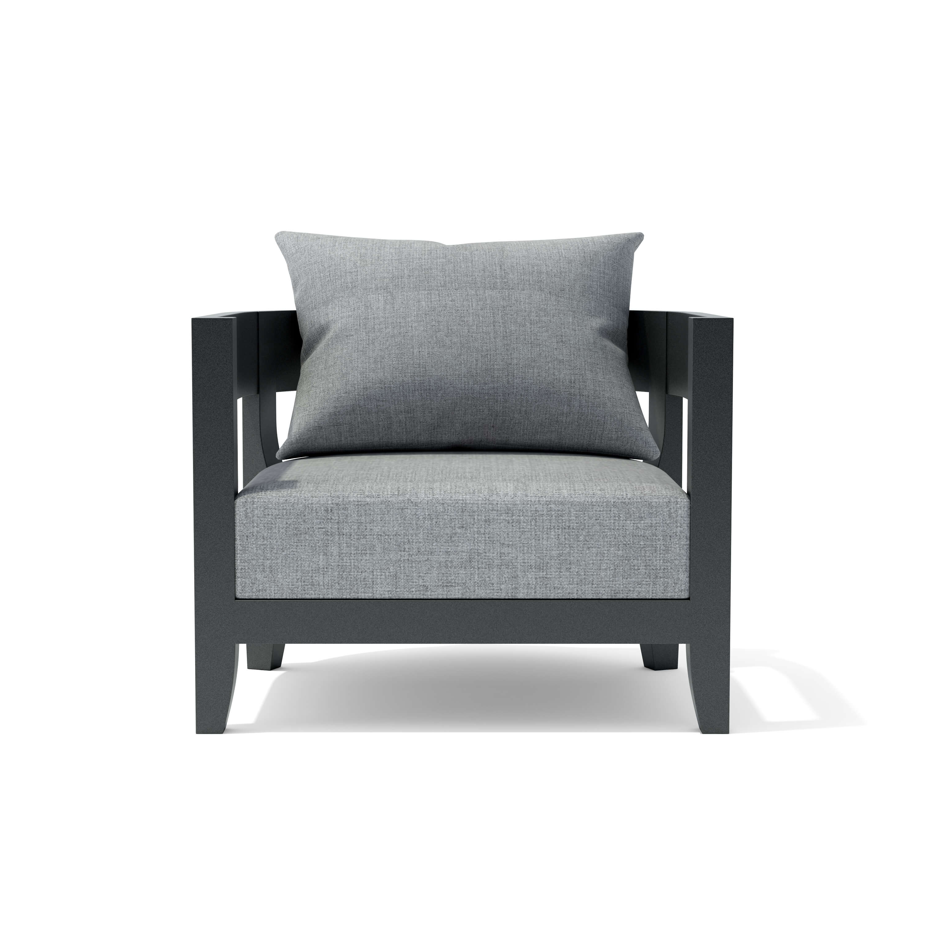 Anderson Teak Coronado Deep Seating Aluminum Armchair