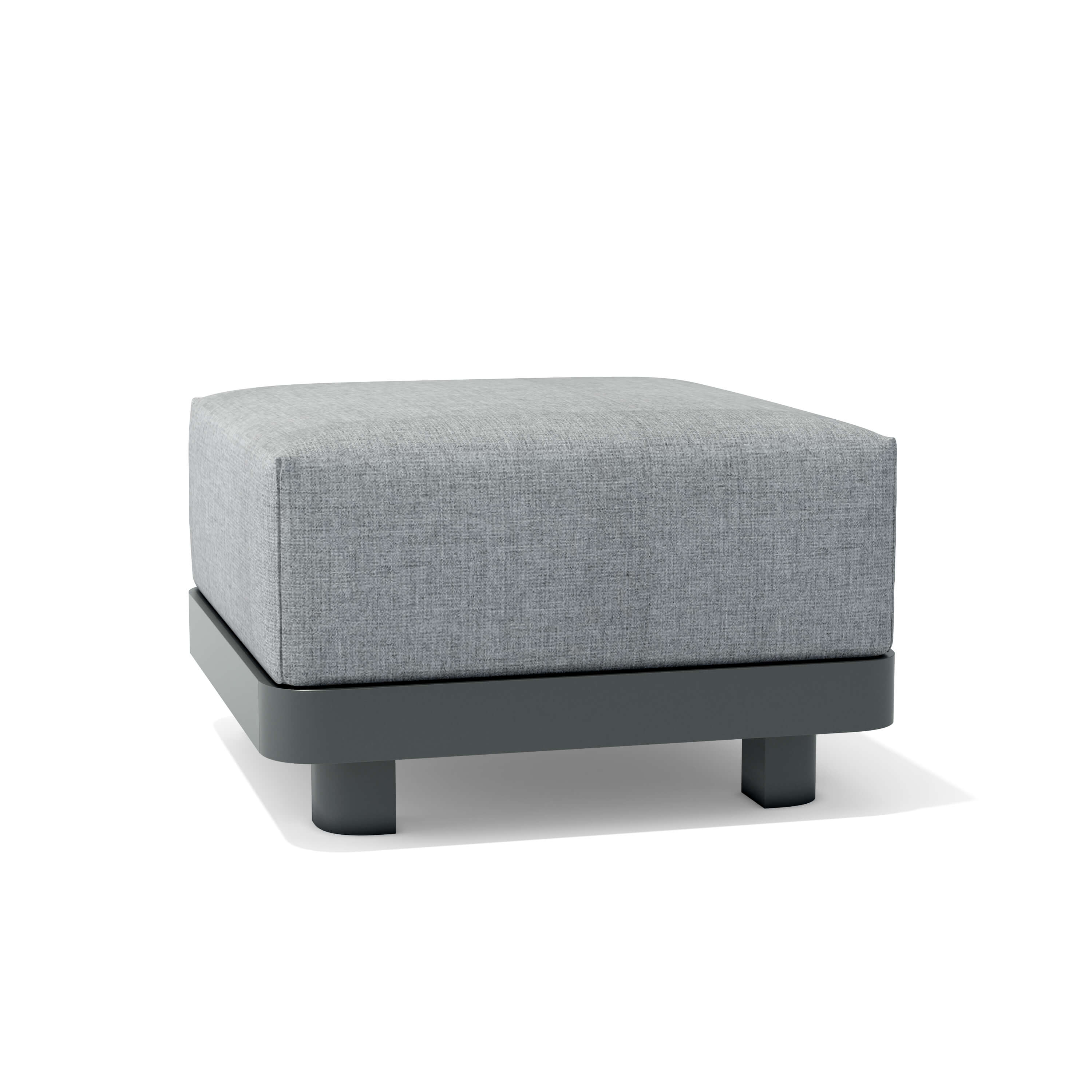 Anderson Teak Granada Deep Seating Aluminum Ottoman