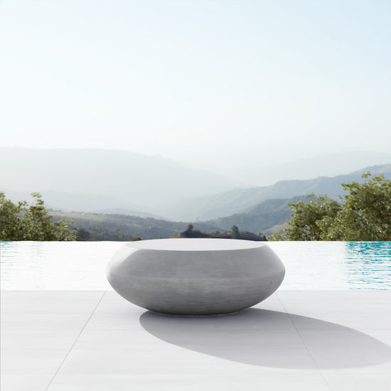 Azzurro Living Durban Coffee Table In Asteroid Concrete