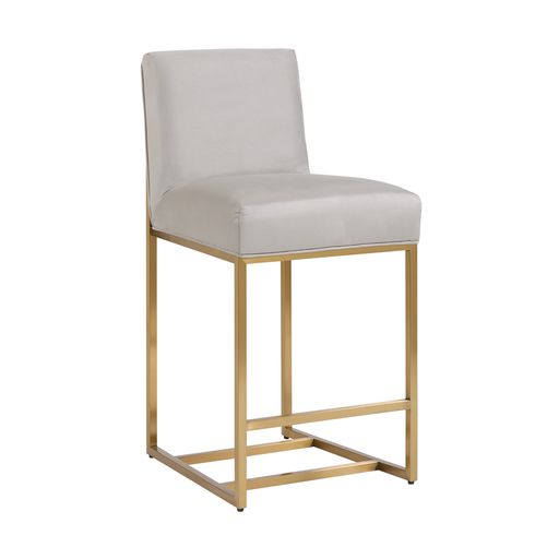 Sunpan Joyce Counter Stool Casablanca Stratus / Cube Black
