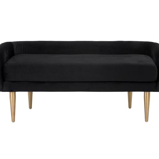 Sunpan Sammy Bench Black / Cream / Grey Sky