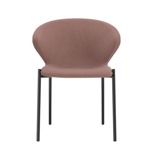 Sunpan Eric Dining Chair in Nono Dark Green / Nono Tapenade Gold - Set of Two
