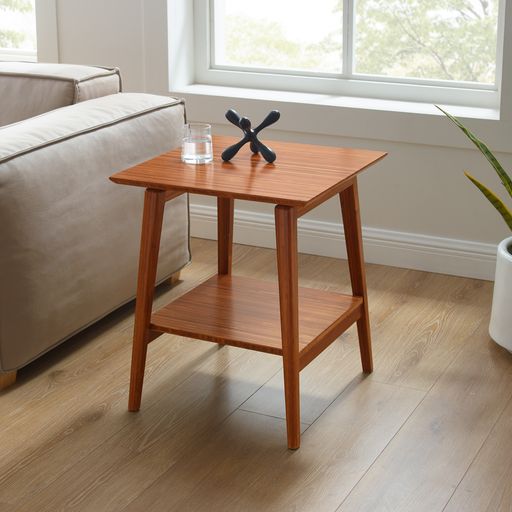 Greenington Antares End Table, Amber