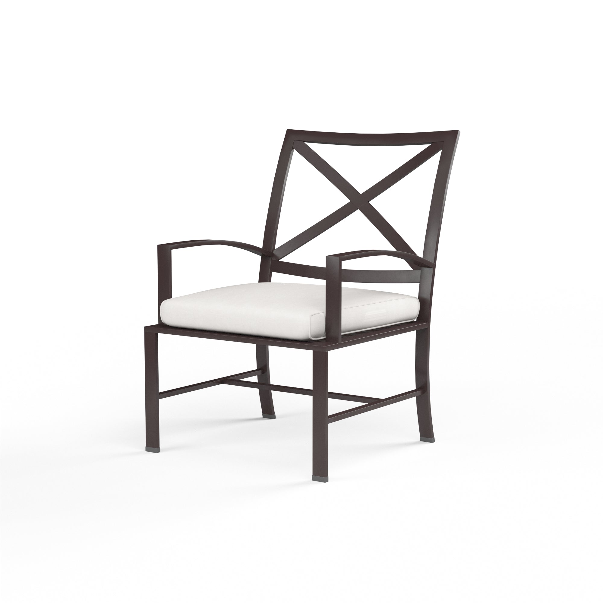 Sunset West La Jolla Aluminum Dining Chair with Cushion