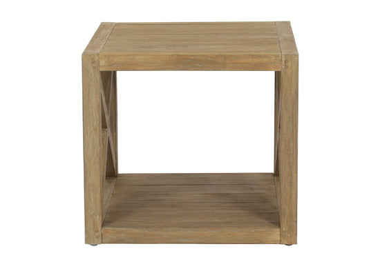 Sunset West X End Table in Coastal Teak