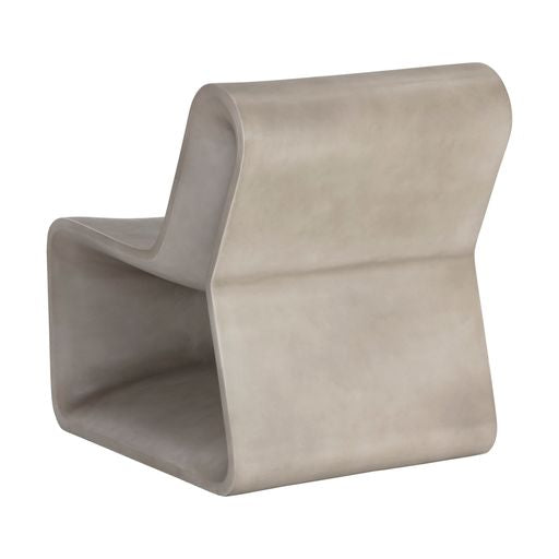 Sunpan Odyssey Lounge Chair Grey / White