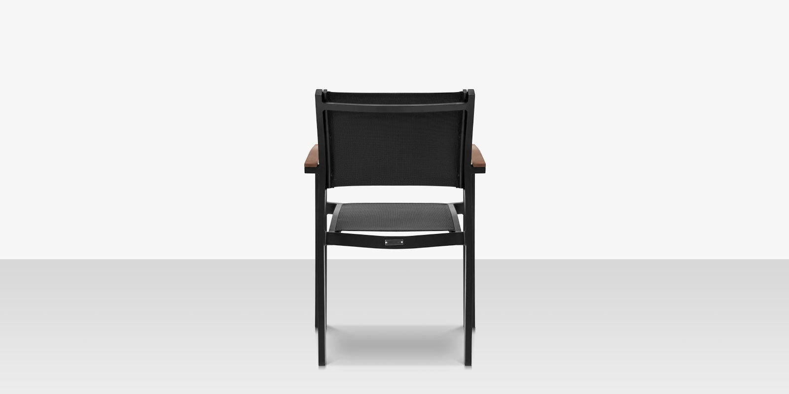 DecoScapes Fusion Aluminum Stackable Arm Dining Side Chair