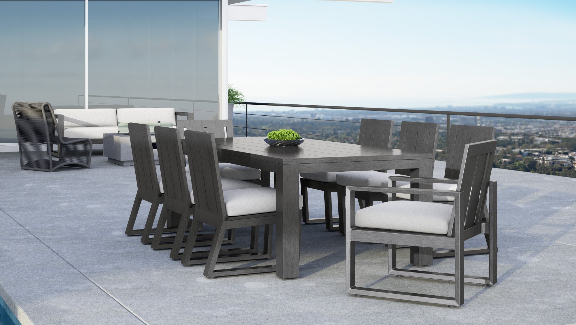 Sunset West Redondo 90"-120" Extension Table