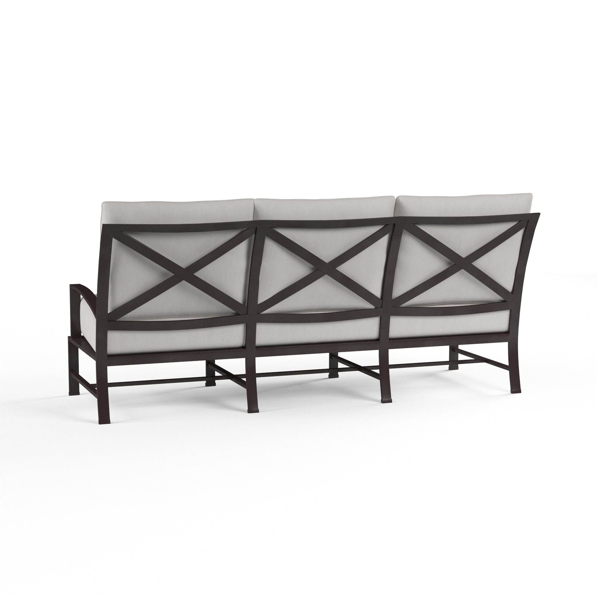 Sunset West La Jolla Aluminum Sofa with Cushion