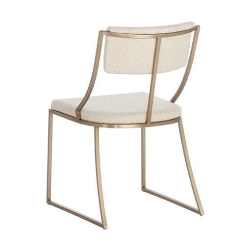 Sunpan Makena Dining Chair Monument Oatmeal / Pebble