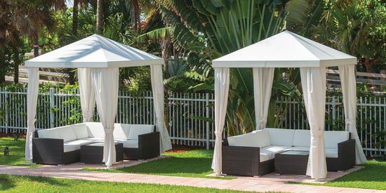 DecoScapes Oasis Aluminum Standard Roof Cabana