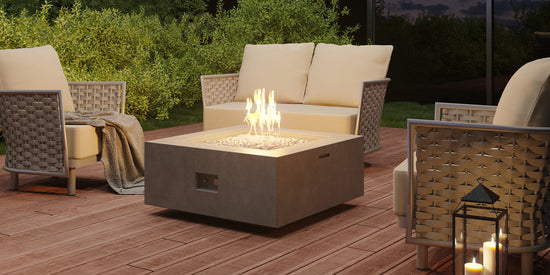 DecoScapes Elements Concrete Fire Pit - Square