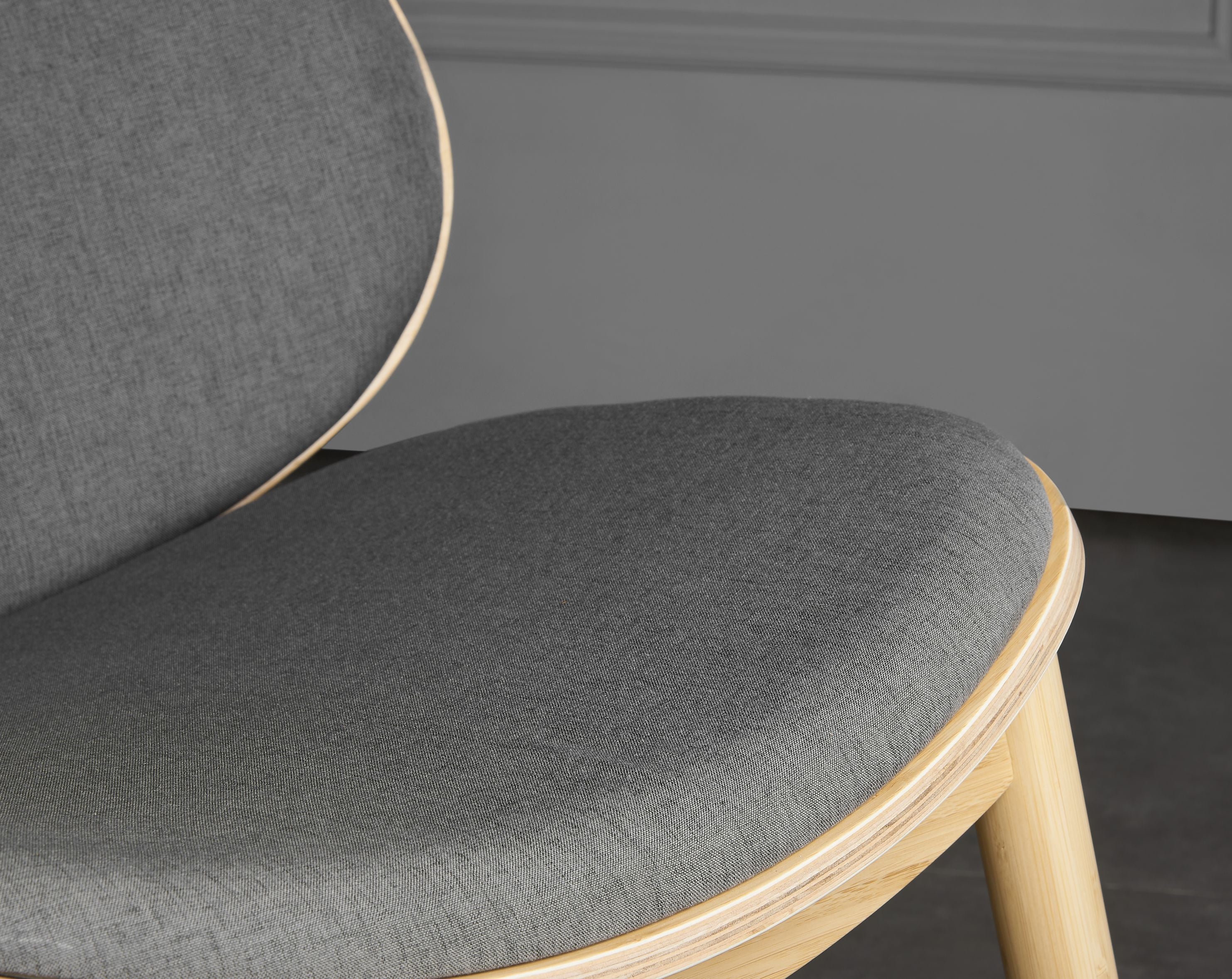 Greenington Danica Lounge Chair in Wheat Gray/Wheat Red