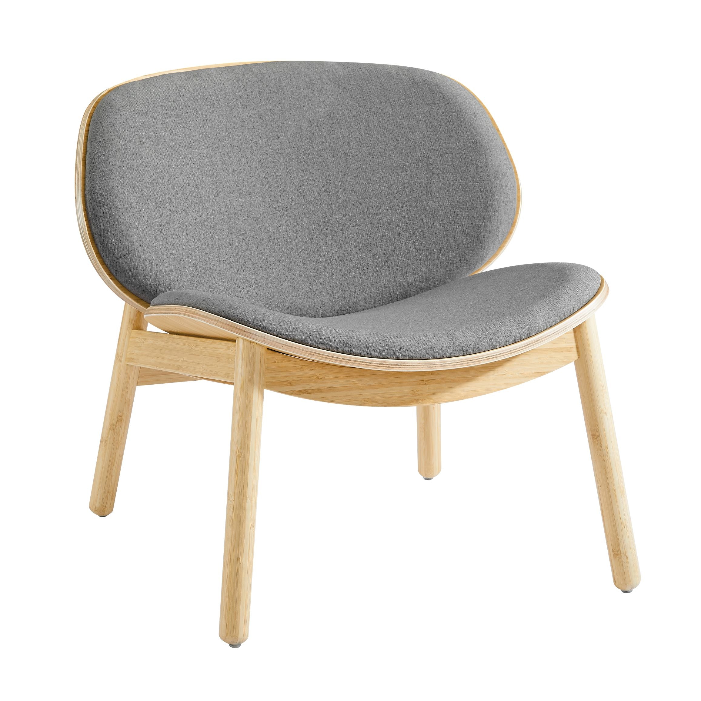 Greenington Danica Lounge Chair in Wheat Gray/Wheat Red