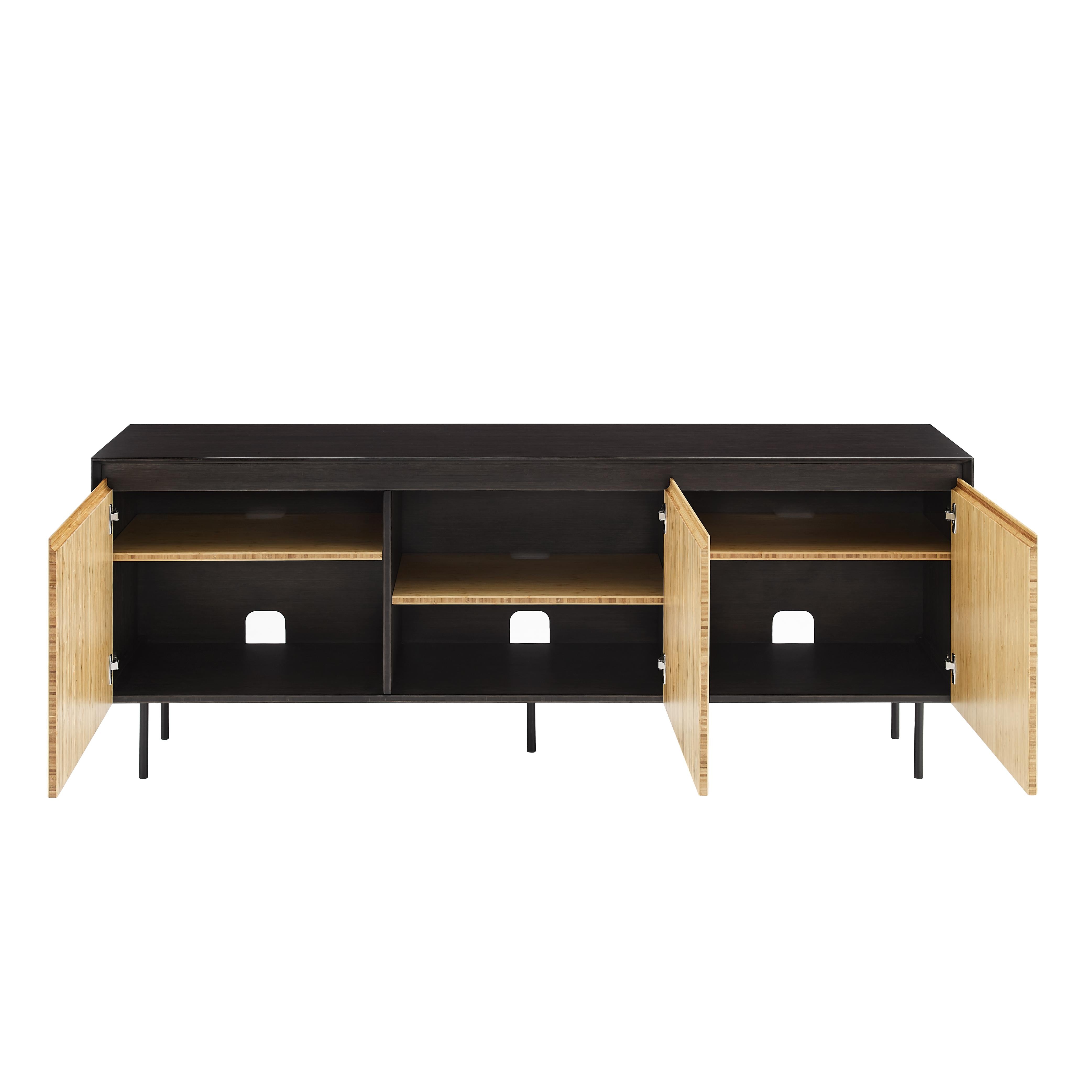 Greenington Hanna Sideboard In Caviar/Wheat
