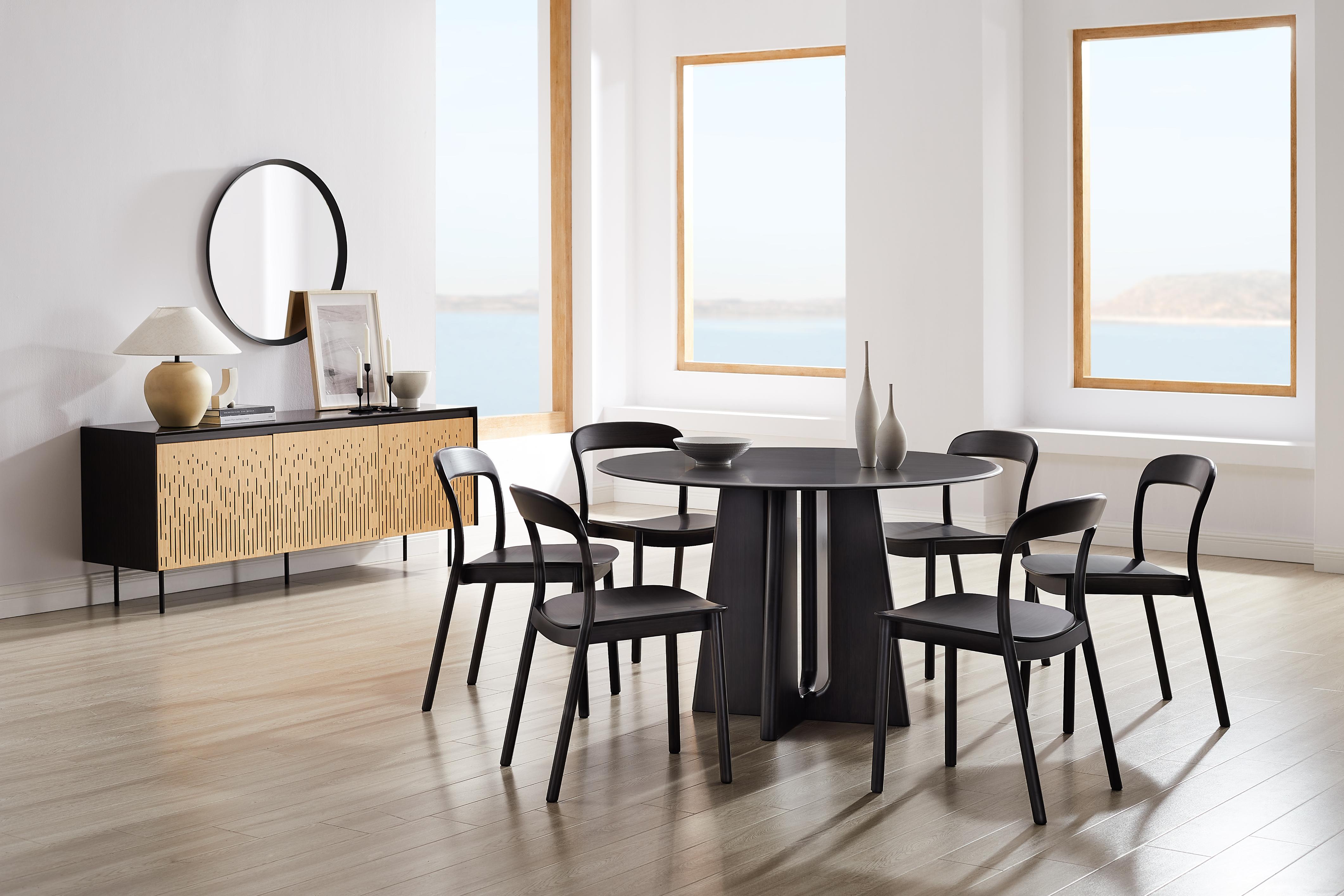 Greenington Hanna Chair Bamboo Seat In Caviar