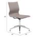 Zuo Modern Glider Conference Chair Taupe