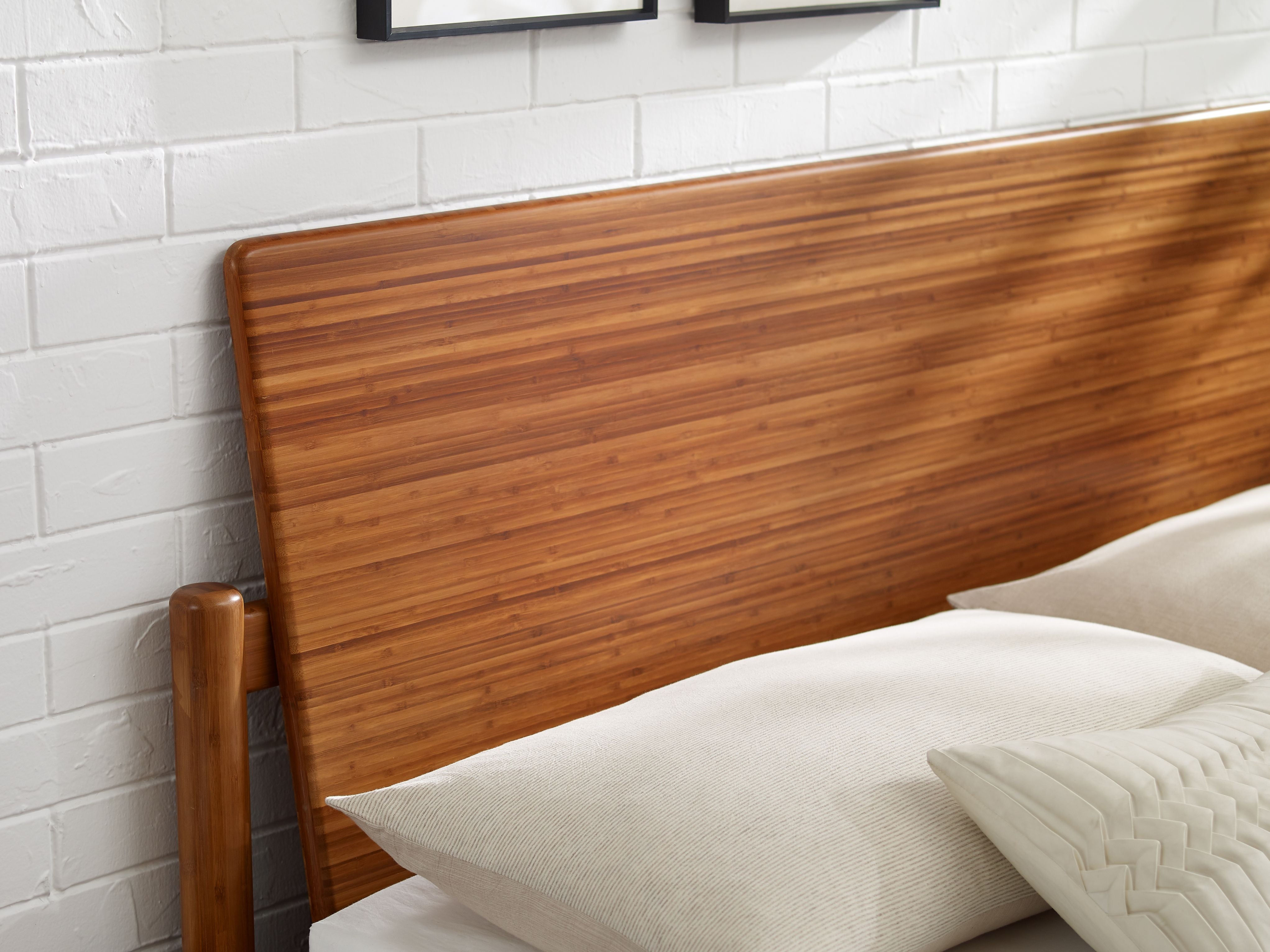 Greenington Monterey King Platform Bed - Amber / Wheat