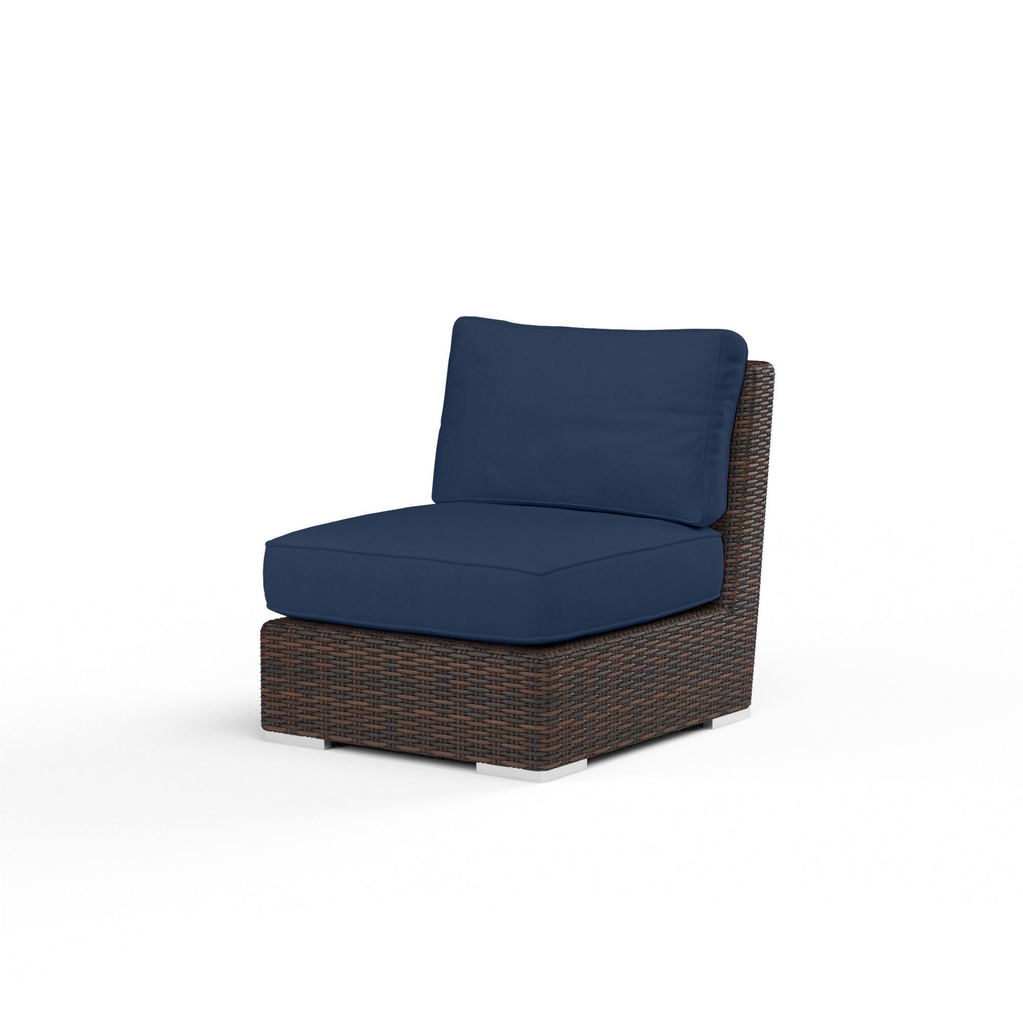 Sunset West Montecito Armless Club Chair with Cushion
