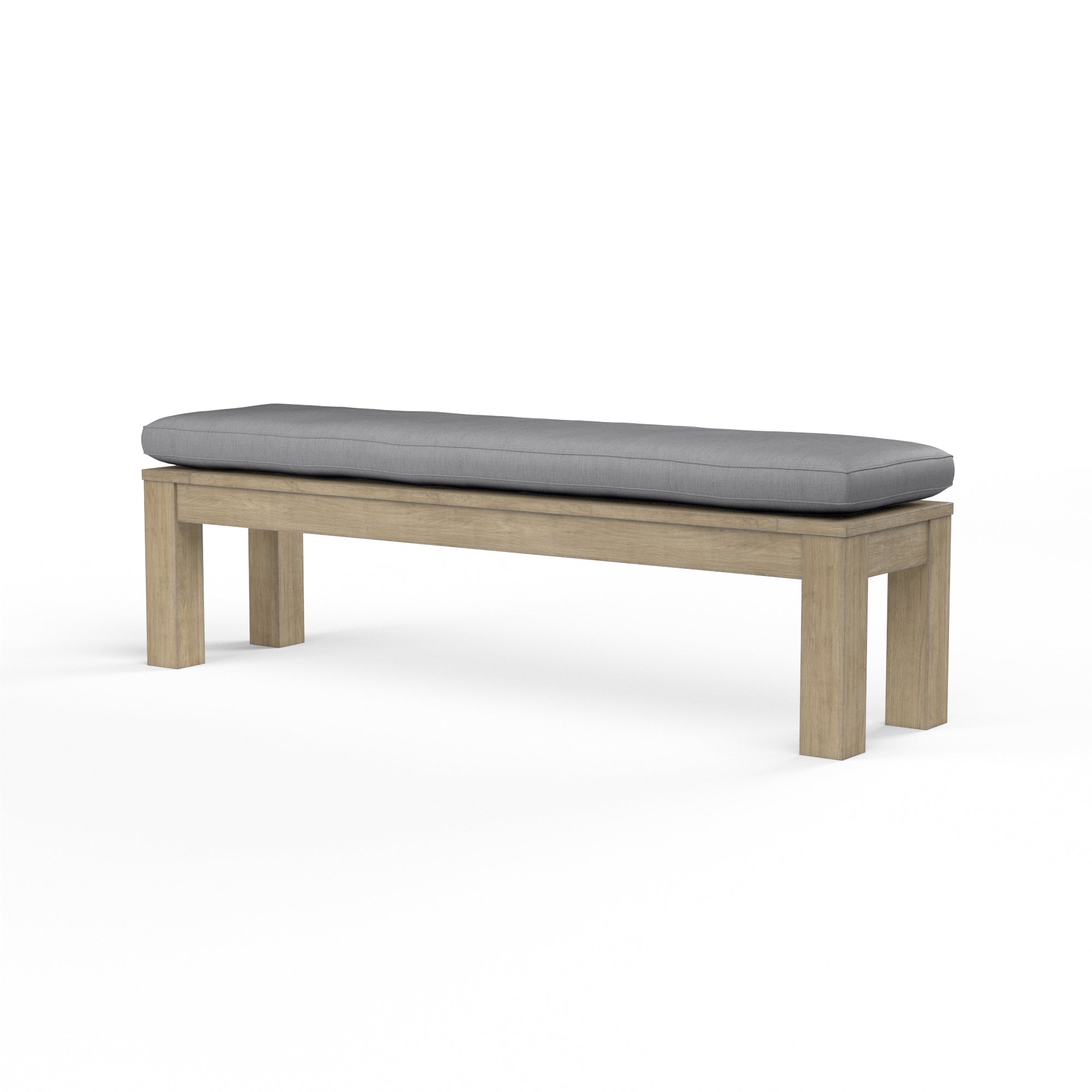 Sunset West Dining Bench in Coastal Teak
