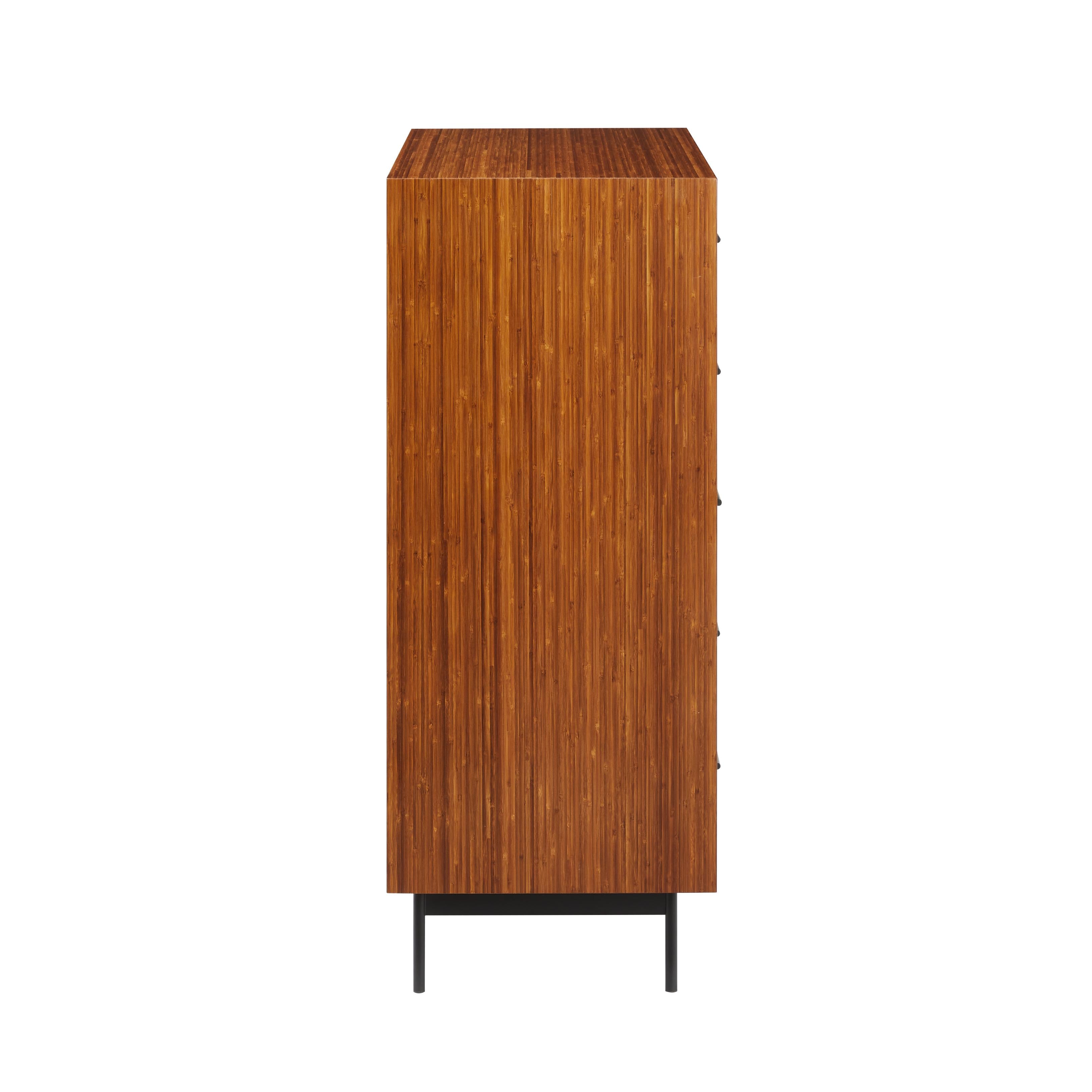 Greenington Taylor 5 Drawer Chest In Amber