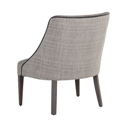 Sunpan Ragona Lounge Chair Grey Oak-Naya Check Black / Light Grey Oak-Naya Check Light Grey