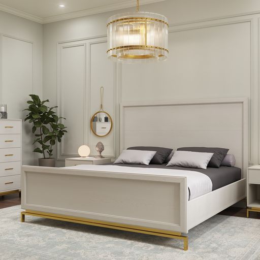 Sunpan Kore Chandelier Small / Large - Brass - Clear