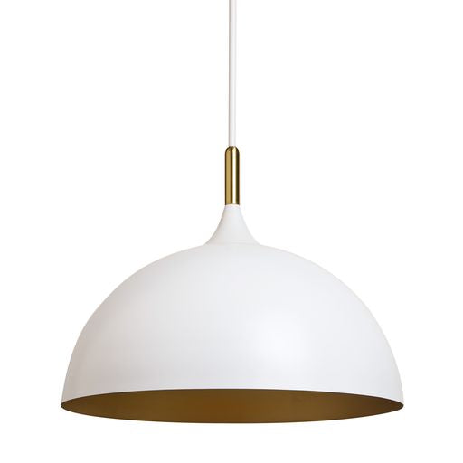 Sunpan Lohn Pendant Light Matte Black / Matte White