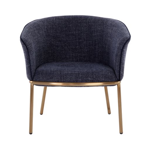 Sunpan Nadine Lounge Chair Chacha Grey / Chacha Navy