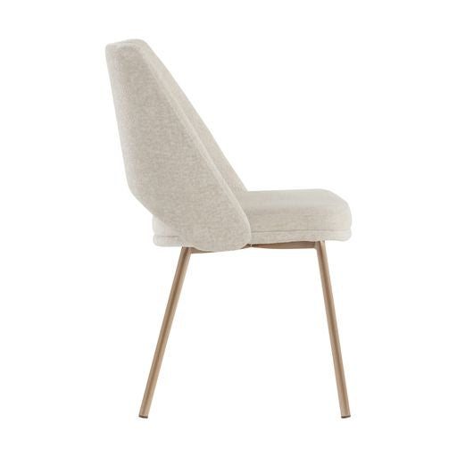 Sunpan Radella Dining Chair Bergen French Blue / Bergen Taupe
