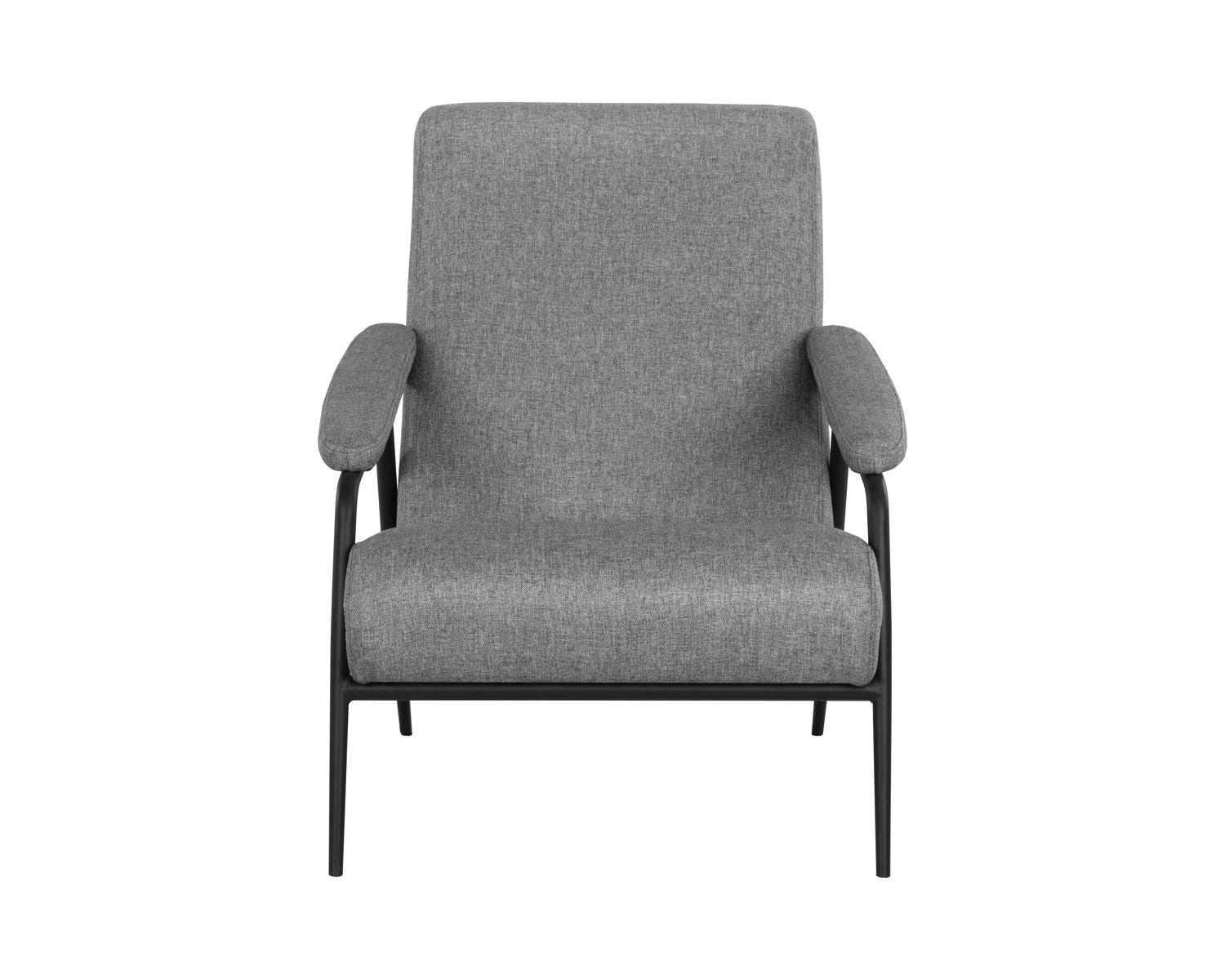 Sunpan Jill Lounge Chair - Salt and Pepper Tweed