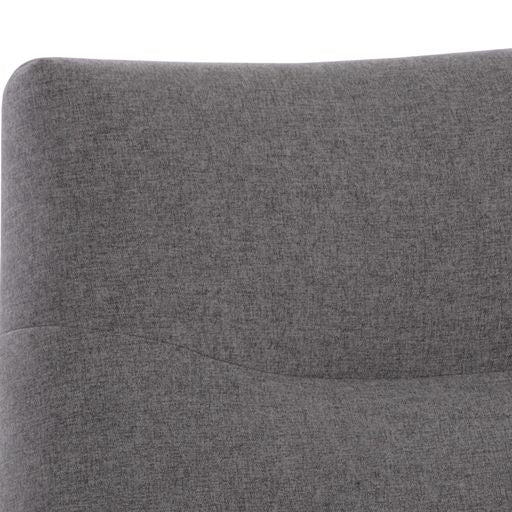 Sunpan Karson Swivel Lounge Chair in Charcoal Grey / Light Grey
