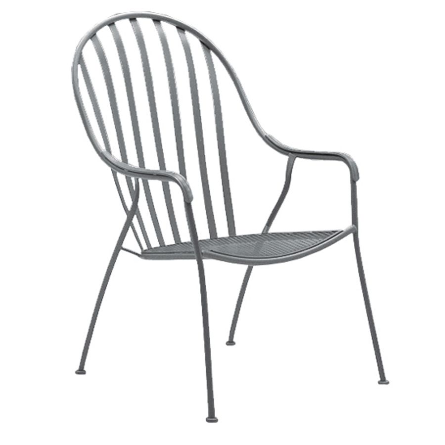 Woodard Valencia High-Back Barrel Chair - Stackable