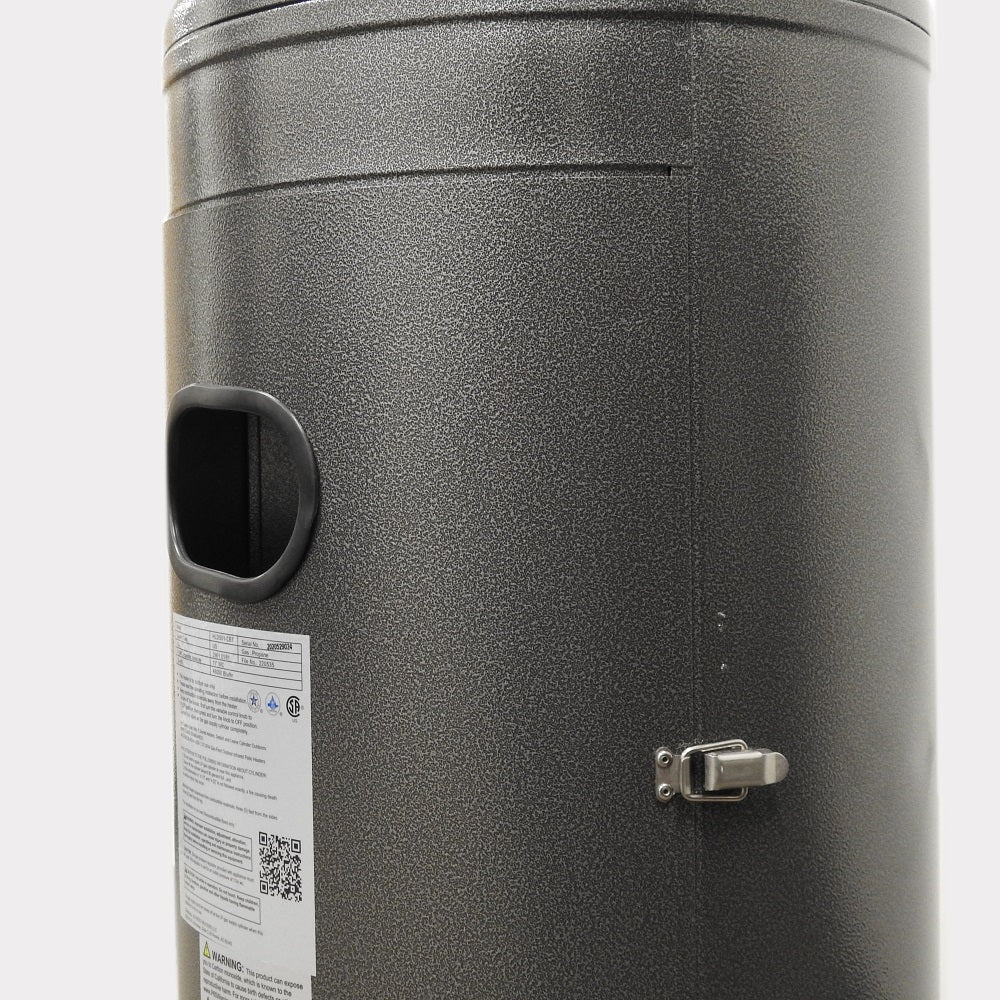 AZ Patio Heaters Outdoor Patio Heater in Hammered Silver / Bronze