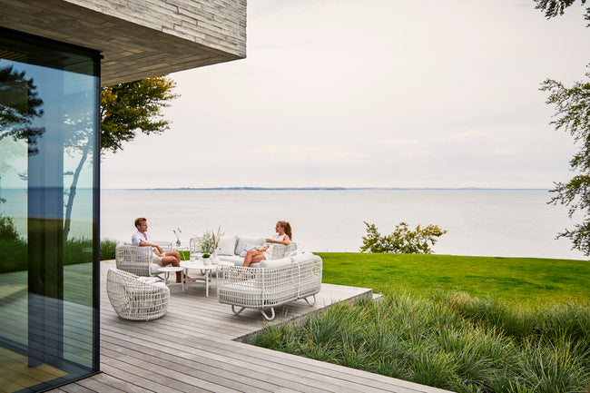 Cane-LIne Nest 2-Seater Sofa OUTDOOR With Cane-Line Natte Cushions