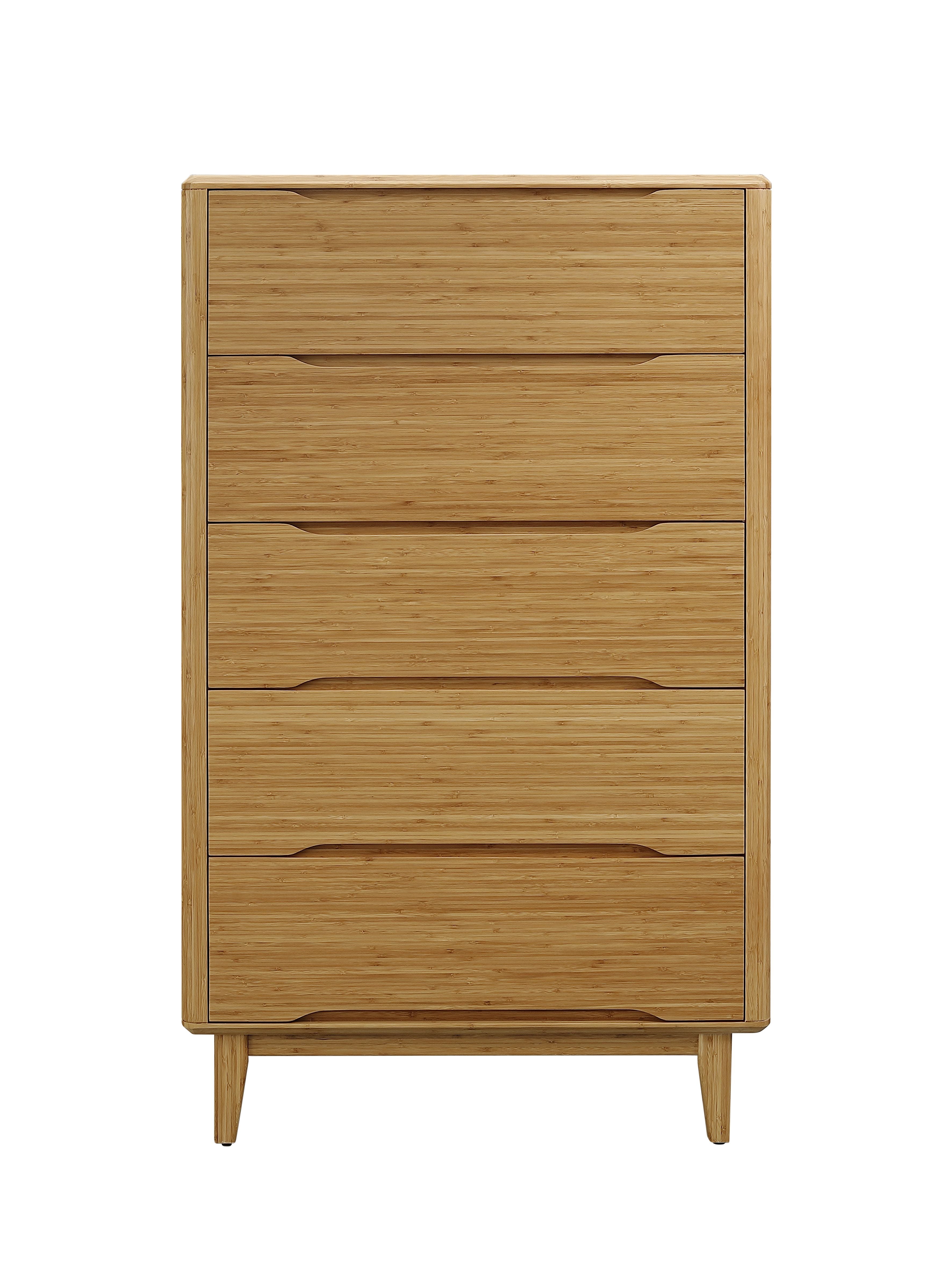Greenington Currant Five Drawer High Chest Caramelized / Oiled Walnut