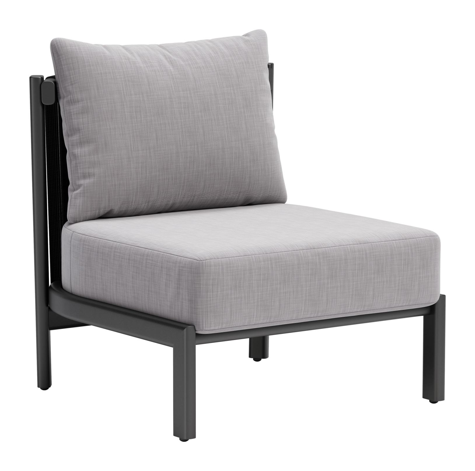 Zuo Modern Horizon Accent Chair in Gray