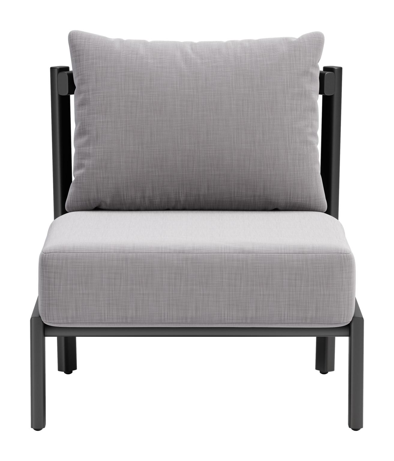 Zuo Modern Horizon Accent Chair in Gray