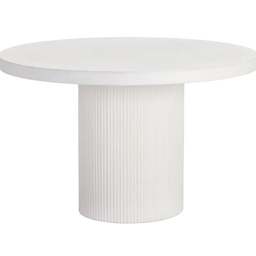 Sunpan Nicolette Dining Table White 40''/50''