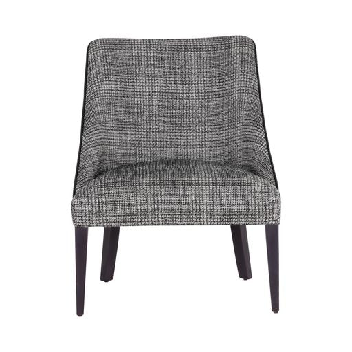 Sunpan Ragona Lounge Chair Grey Oak-Naya Check Black / Light Grey Oak-Naya Check Light Grey