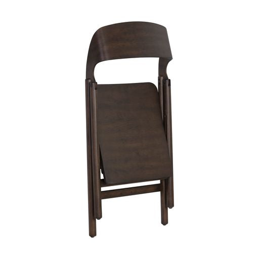 Sunpan Ronny Folding Dining Chair - Black / Walnut