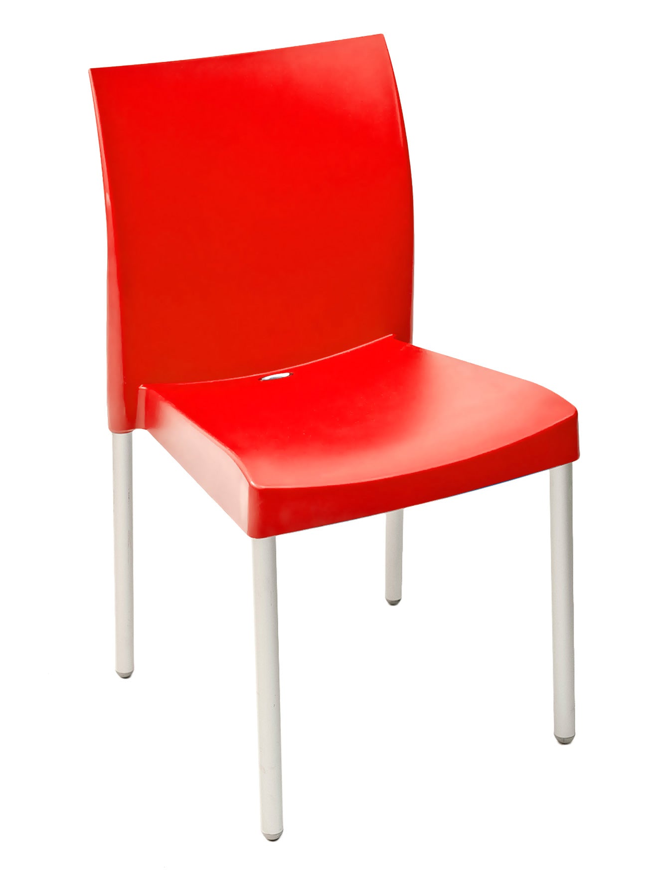 Florida Seating Polypropylene Shell With Aluminum Legs Side Chair - WIC-10