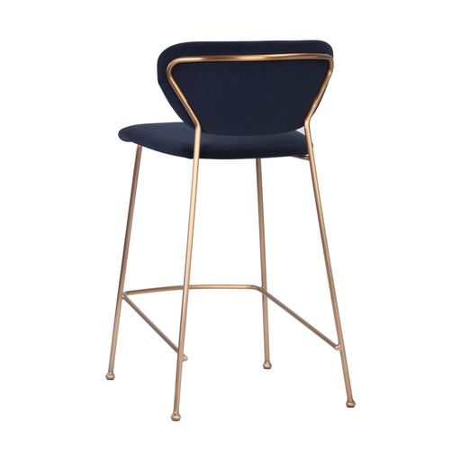Sunpan Odesa Counter Stool Abbington Navy / Dillon Cream